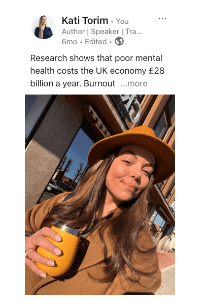 Research shows that poor mental health costs the UK economy £28 billion a year. 
